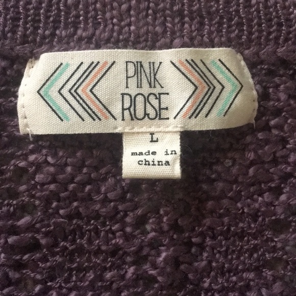 Breezy, dark purple sweater. - Picture 2 of 3